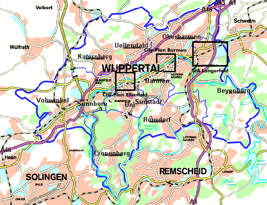 wuppertal map