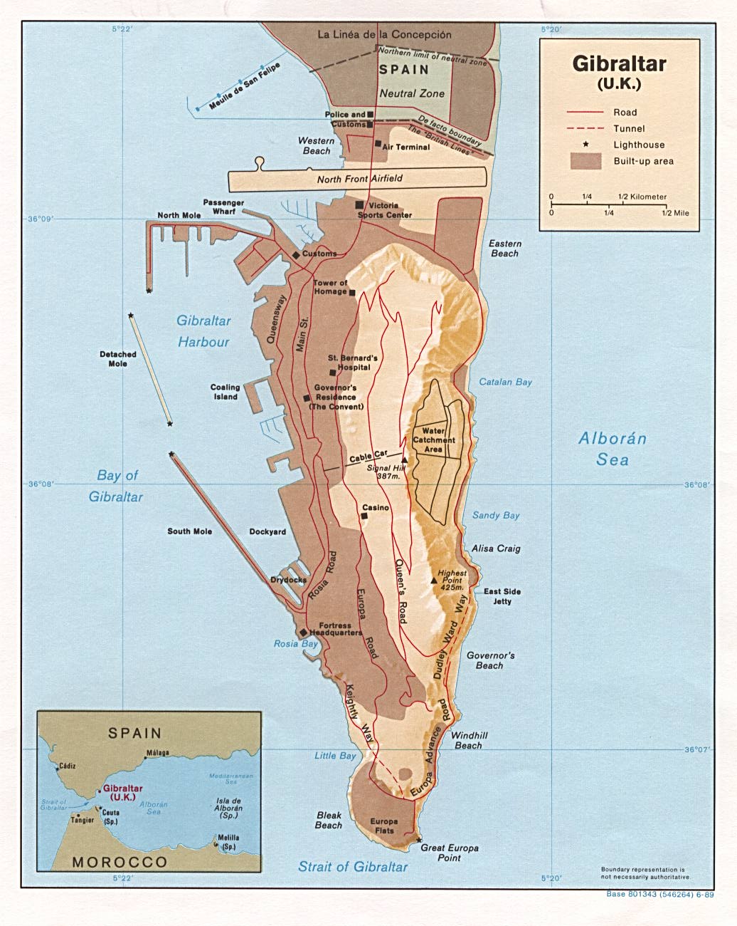 Gibraltar Map