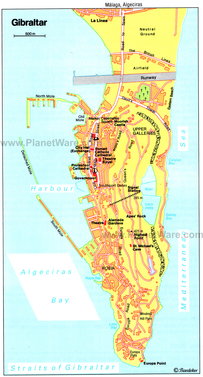 gibraltar maps