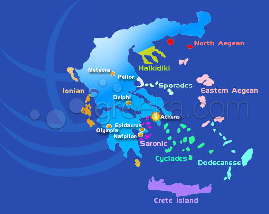 greece maps