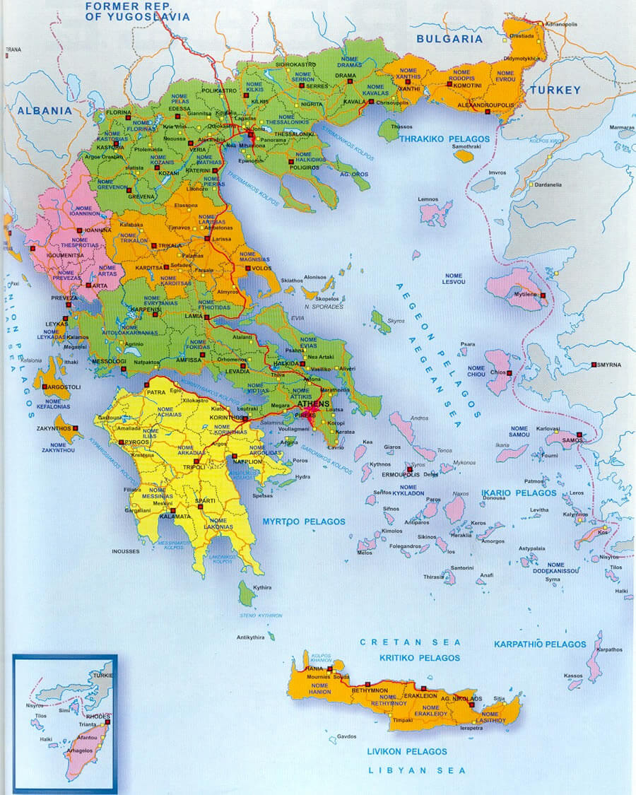 Greece Map