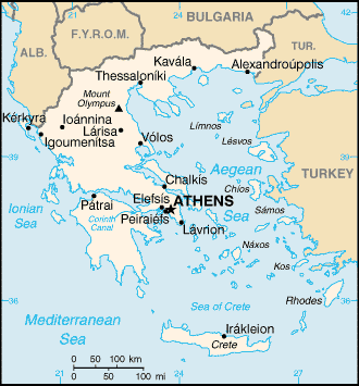 Heraklion greece map