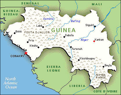 guinea maps