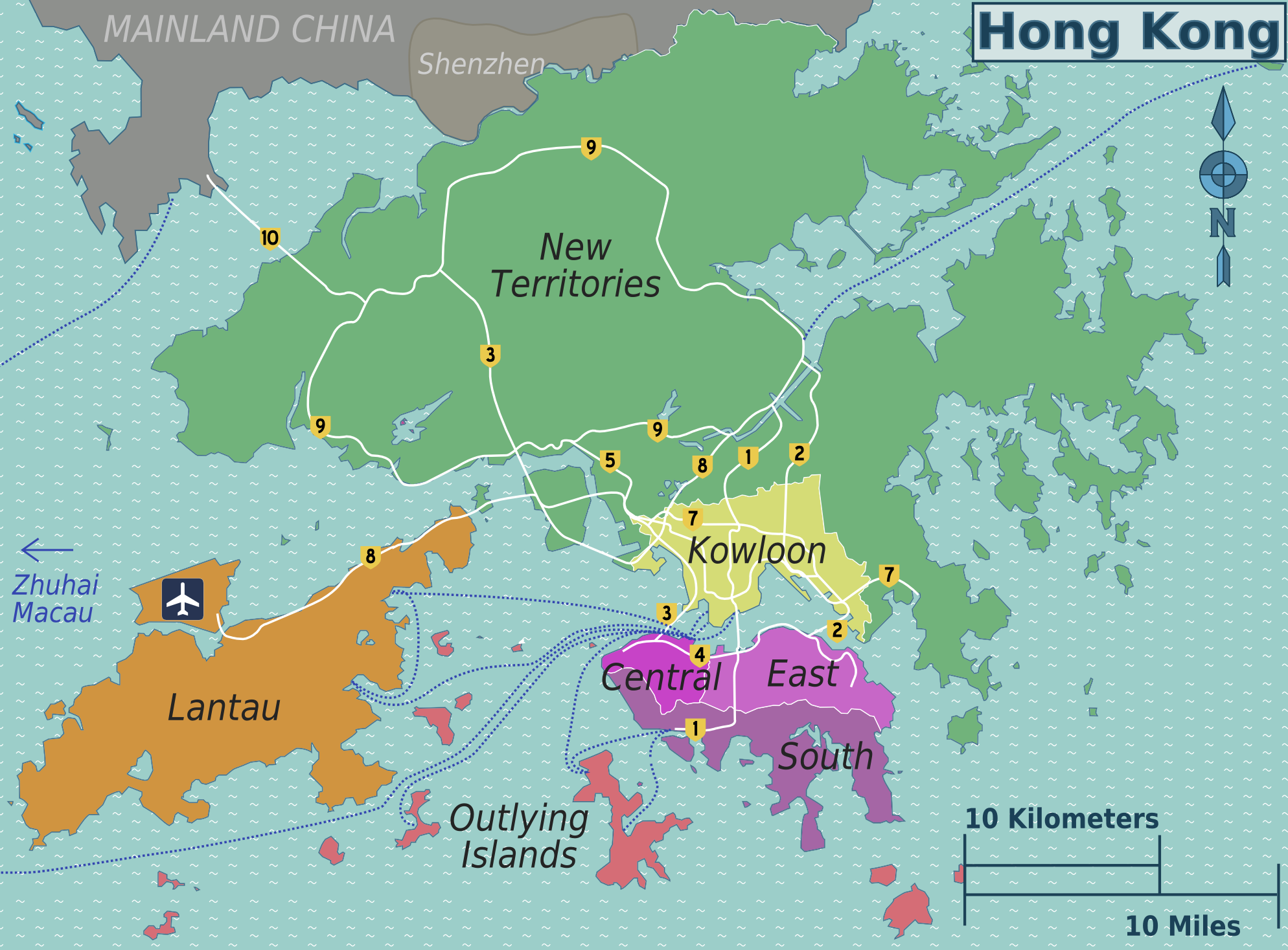 hong kong territories