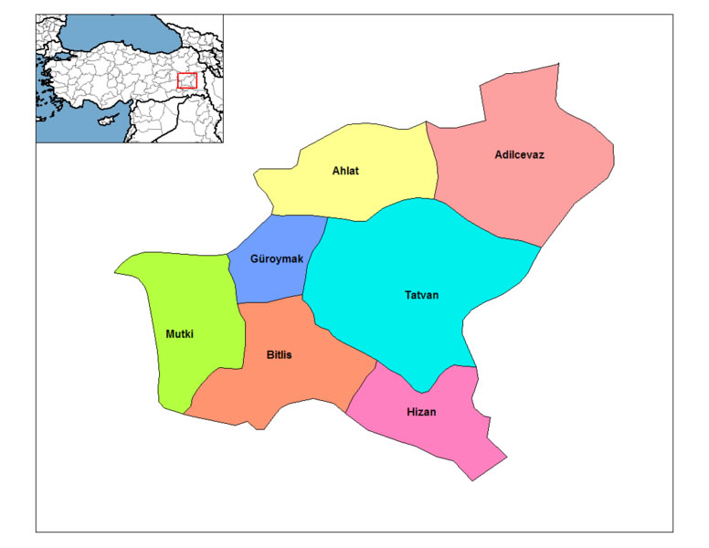 Bitlis Map