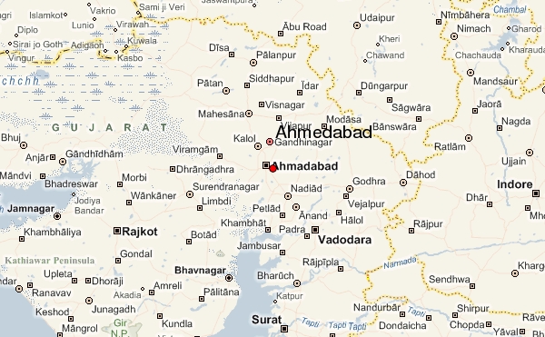 map of ahmedabad