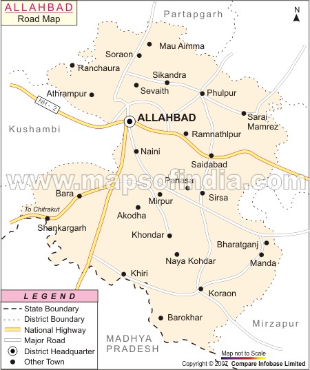 Allahabad road map