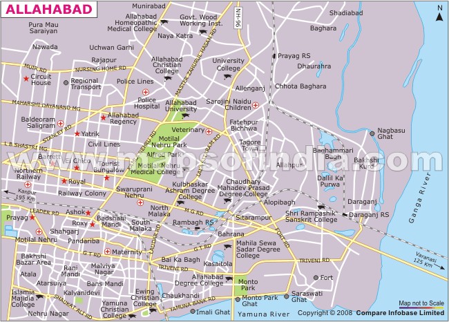 allahabad map