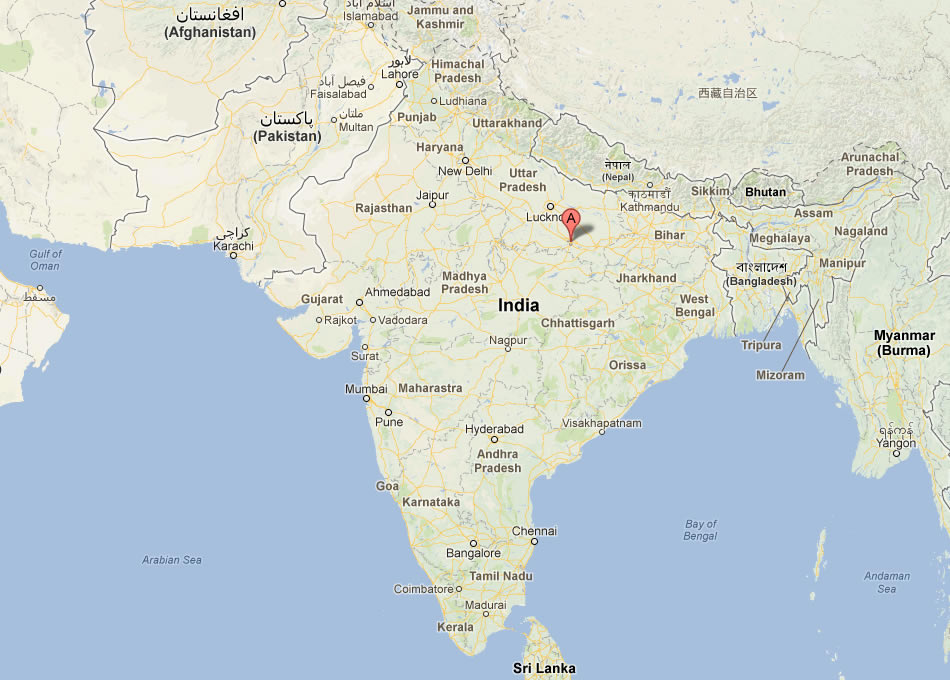 map of Allahabad india