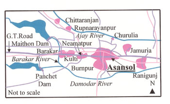 Asansol Map