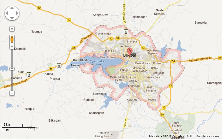 bhopal map 