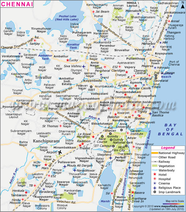 chennai city map pdf Chennai Map And Chennai Satellite Image chennai city map pdf