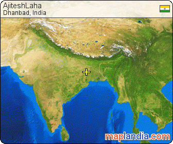 Dhanbad satellite map