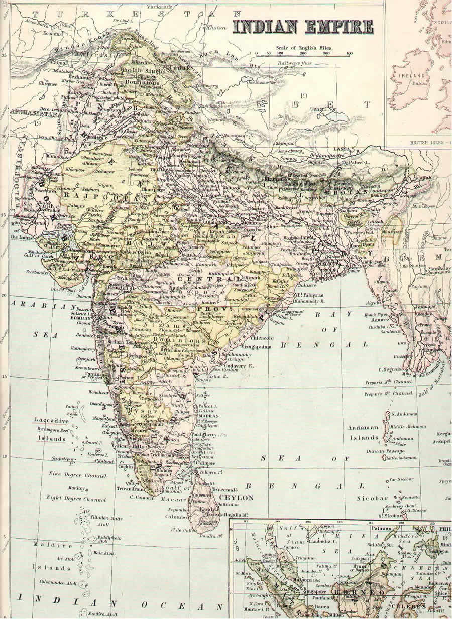 indian empire map