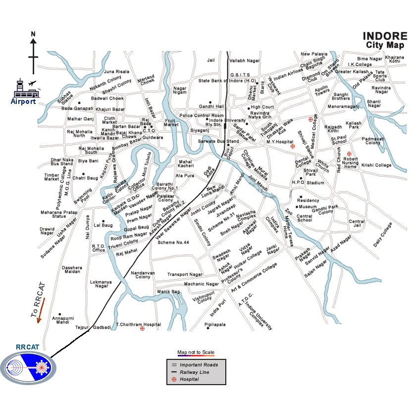 indore city map