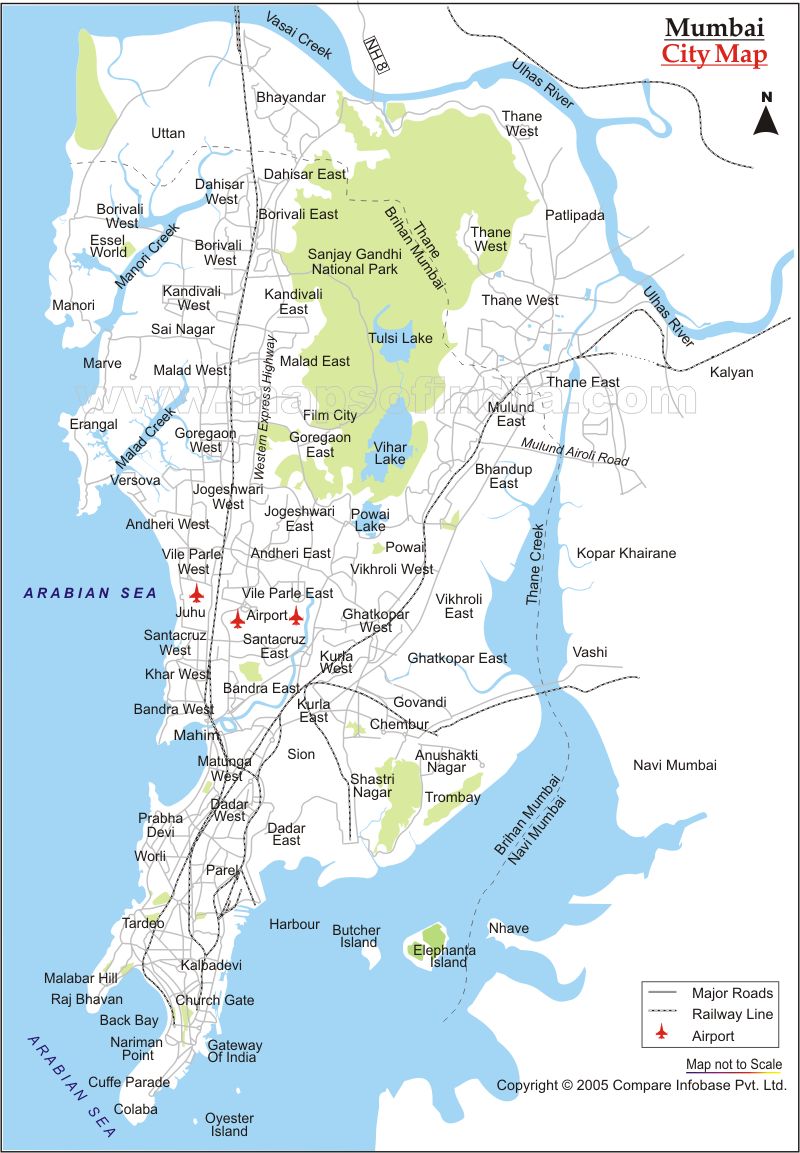 mumbai map india