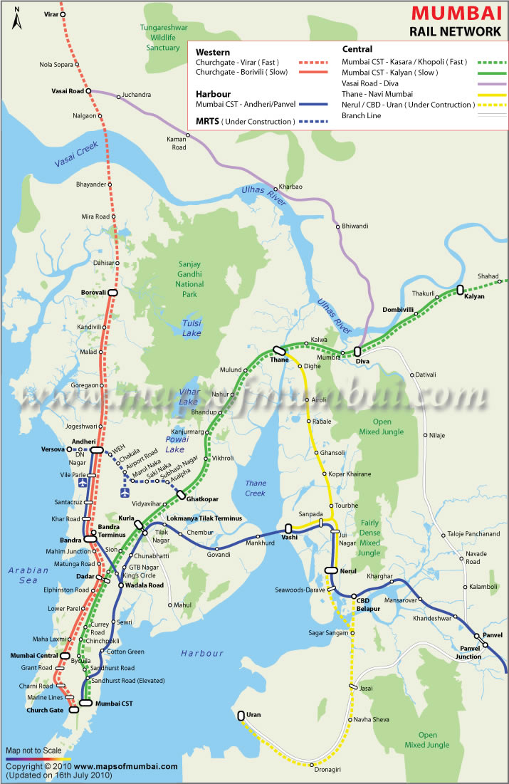 mumbai rail map