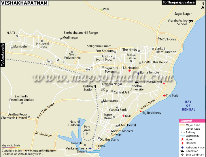vishakhapatnam map