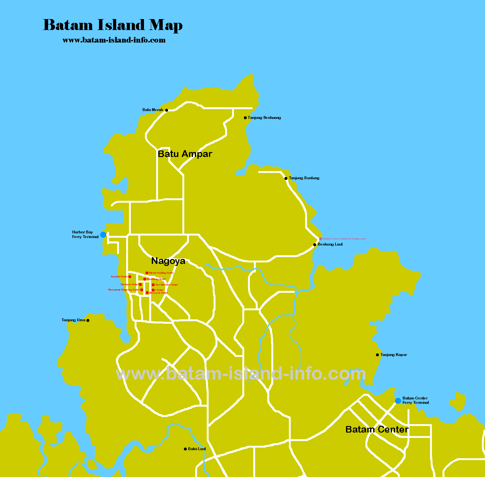 batam map nagoya