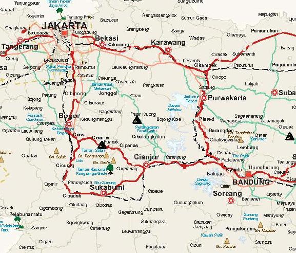 Bogor regional map