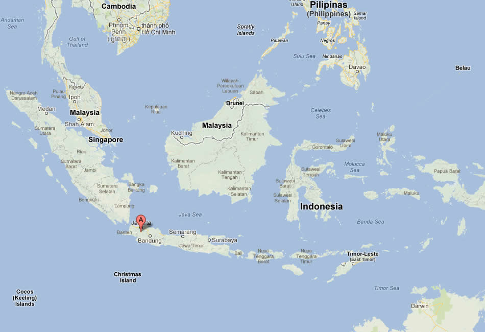map of Bogor indonesia
