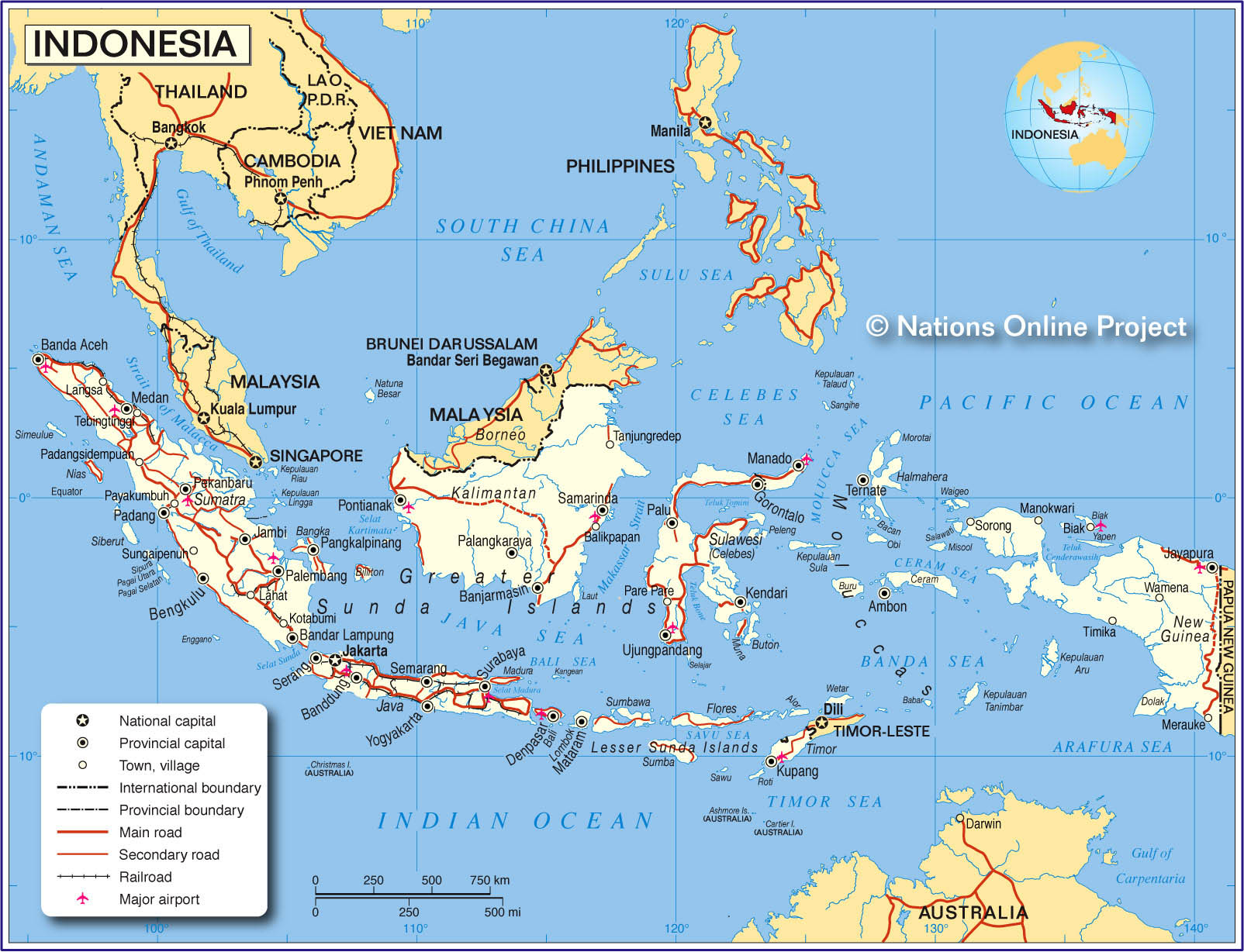 indonesia maps