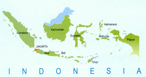 islands indonesia map
