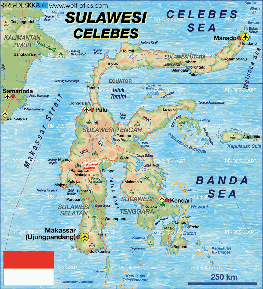  Makassar  Map  and Makassar  Satellite Image