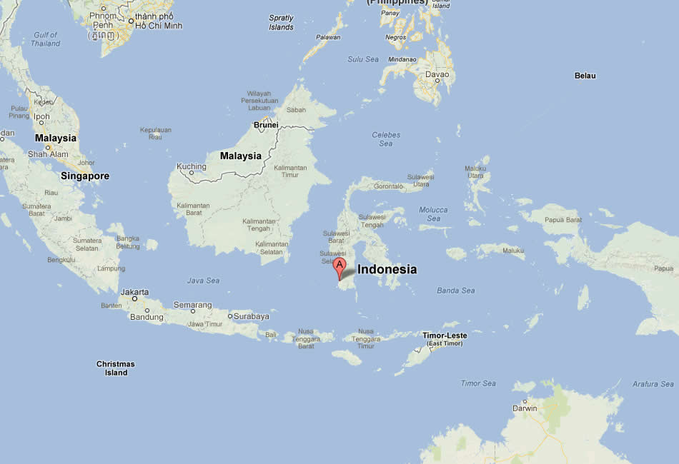 map of Makassar indonesia