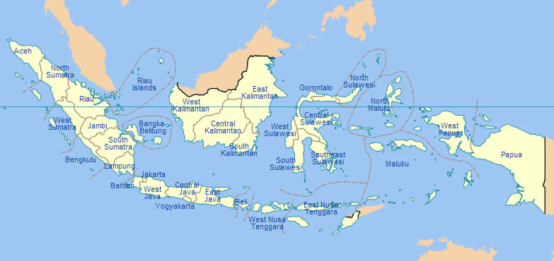 map of indonesias islands