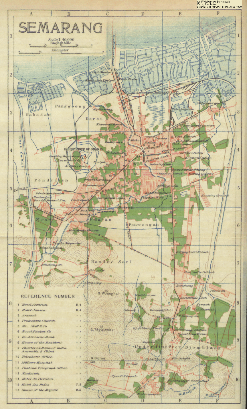 Semarang 1920 Map