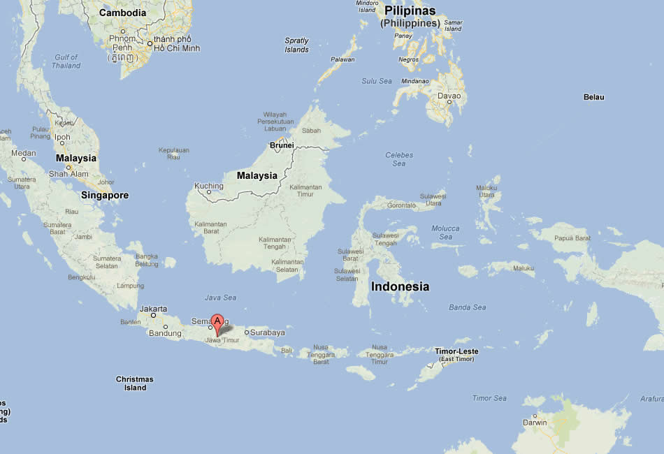 map of surakarta indonesia