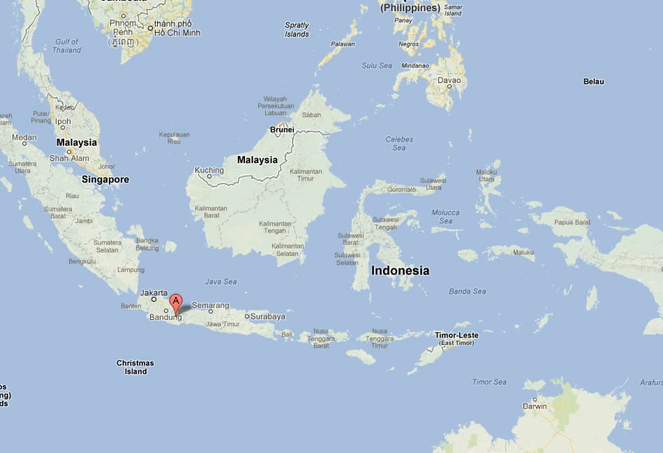 map of Tasikmalaya indonesia