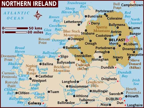 ireland northern map belfast scotland maps europe nothern google cities guide city satellite island north isle 1981 bob west lifeboat