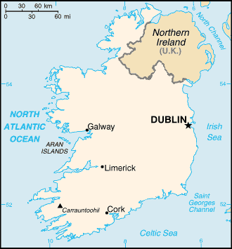 map of ireland Cork
