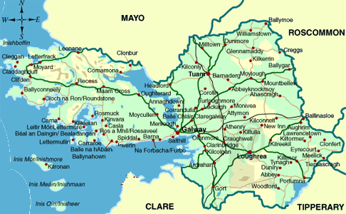 Galway Regional Map