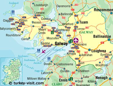regional map of galway