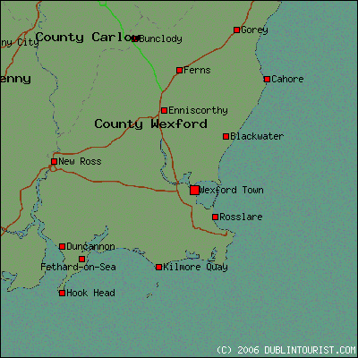 wexford towns map