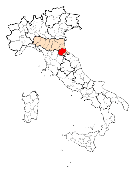 italy Cesena map
