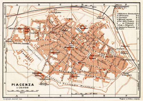 old Piacenza map