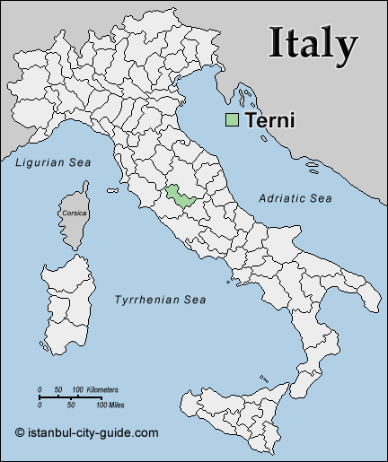italy Terni map