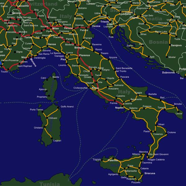 italy map Terni