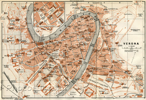 old Verona map