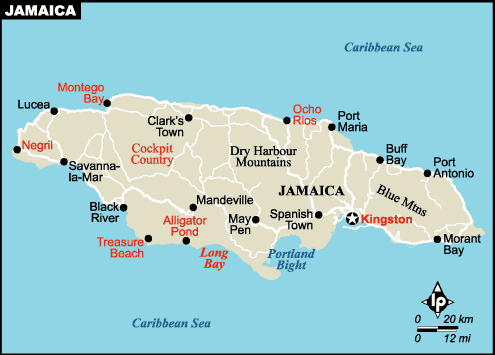 Mountain View Jamaica Map Jamaica Map And Jamaica Satellite Images