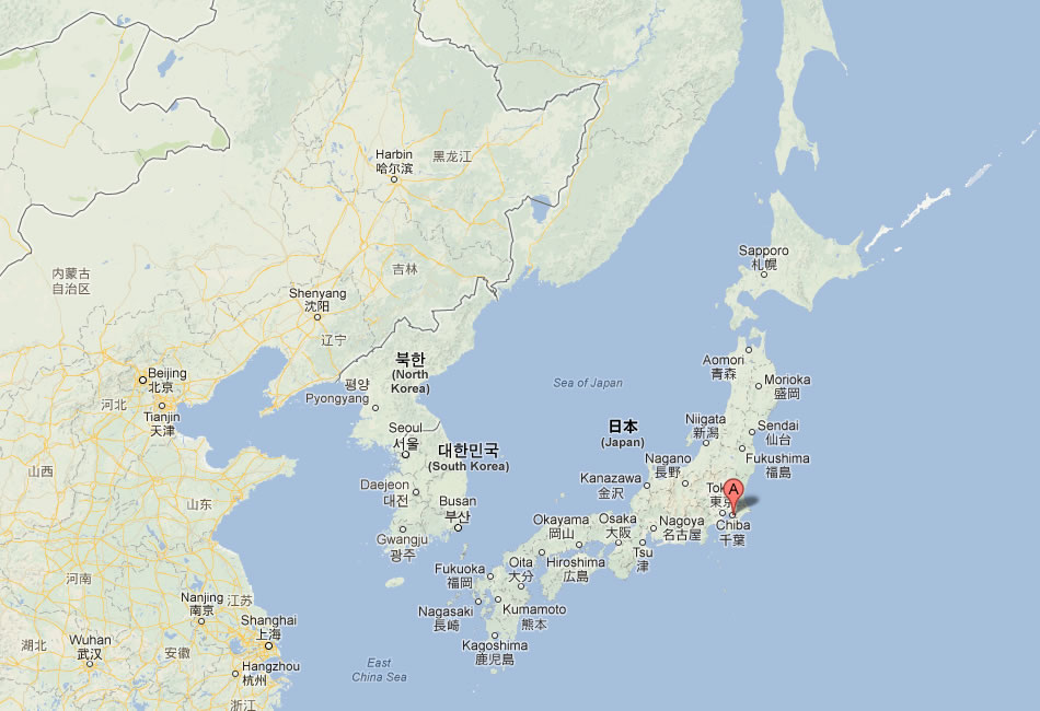 map of Chiba japan