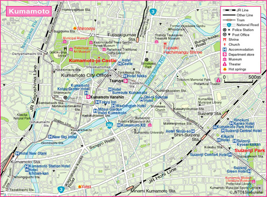 Kurashiki center map
