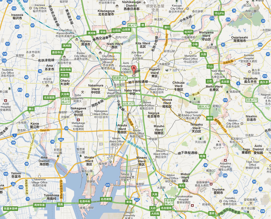 nagoya city map