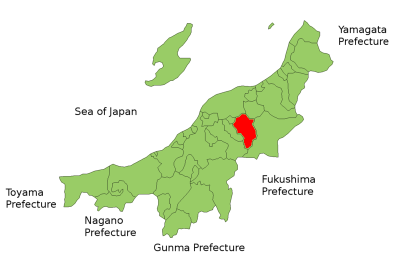 Gosen Niigata Map