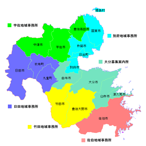 oita map