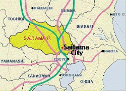 Saitama city map